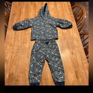 Cotton on Kids brand girls 2 piece sweatpants jogger set- size 3